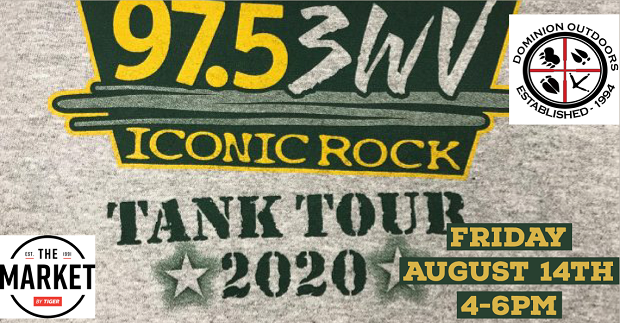 97.5 3WV Tank Tour Stop #9 – Dominion Outdoors in Fishersville!