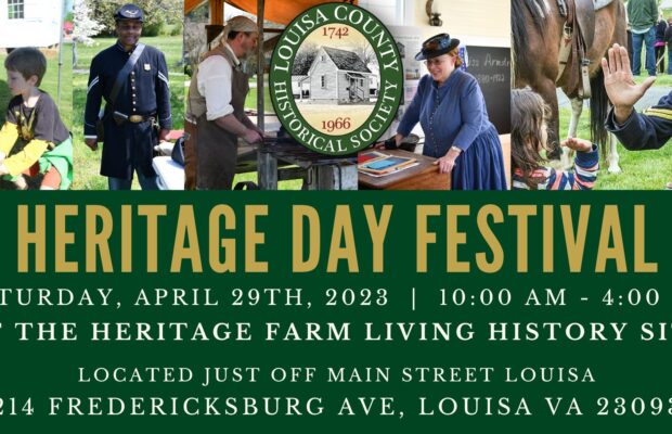 Louisa County Historical Society – Annual Heritage Day Festival