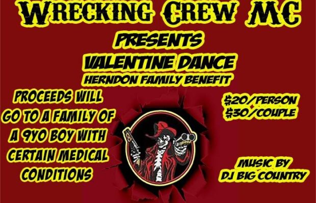 Valentine Benefit Dance with Albemarle Wrecking Crew MC