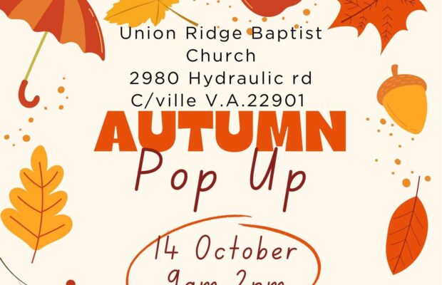 Autumn Pop Up Fundraiser with Union Ridge Baptist Church
