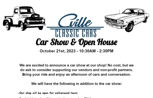 Cville Classic Cars Car Show & Open House