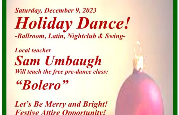 USA Dance Charlottesville – Holiday Ballroom Dance!
