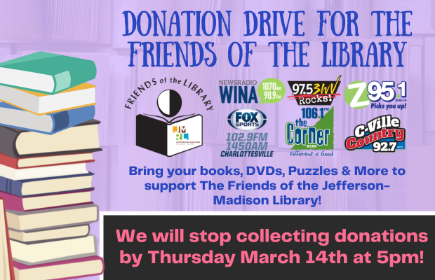 Book Drive for the Friends of the Library 2024