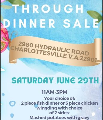 Drive Through Dinner Sale with Union Ridge Baptist Church