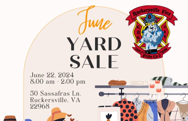 Ruckersville Volunteer Fire Company Yard Sale