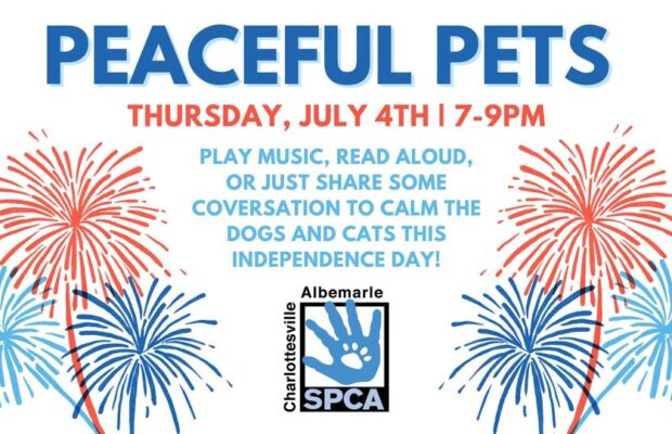 Charlottesville-Albemarle SPCA’s “Peaceful Pets Evening”