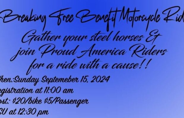 Breaking Free Benefit Motorcycle Ride