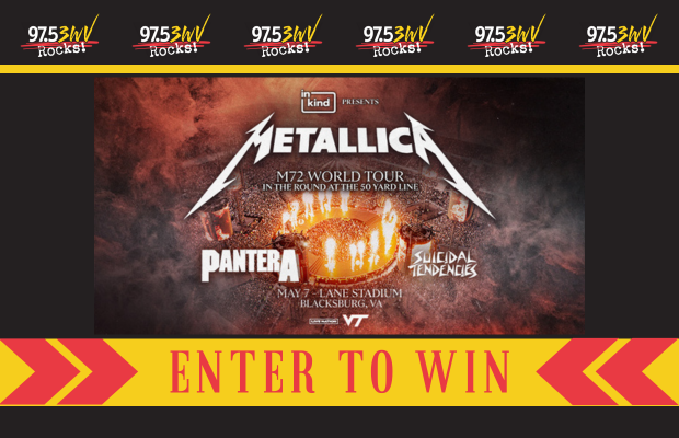 Enter to win Tickets to see Metallica!