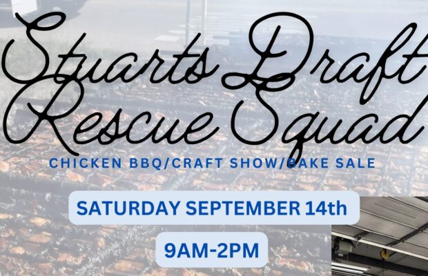 Stuarts Draft Rescue Squad Chicken BBQ, Craft Show, & Bake Sale