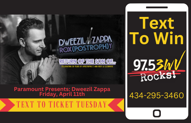 Text to Ticket Tuesday: Dweezil Zappa