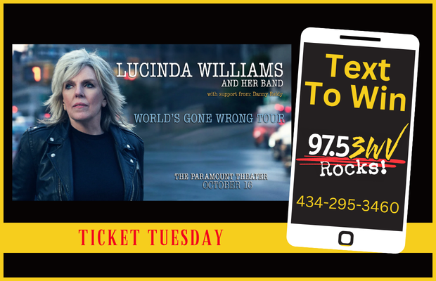 Text to Ticket Tuesday: Lucinda Williams