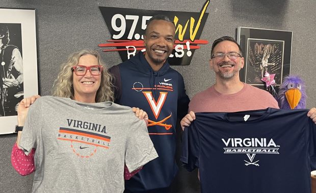 UVA Men’s Basketball Interim Head Coach Ron Sanchez stopped by the BGB UVA Men’s Basketball Interim Head Coach Ron Sanchez stopped by the BGB