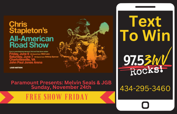 Free Show Friday: Chris Stapleton