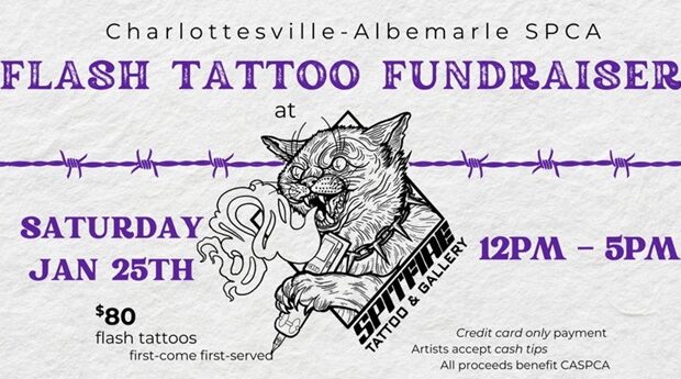 CASPCA X Spitfire Tattoo Flash Tattoo Fundraiser CASPCA X Spitfire Tattoo Flash Tattoo Fundraiser