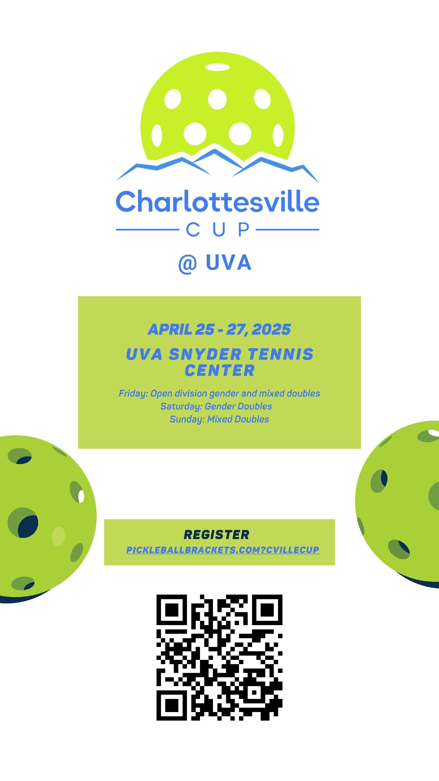 Foothills Child Advocacy Center and UVA Pickleball Club Annual Regional Tournament