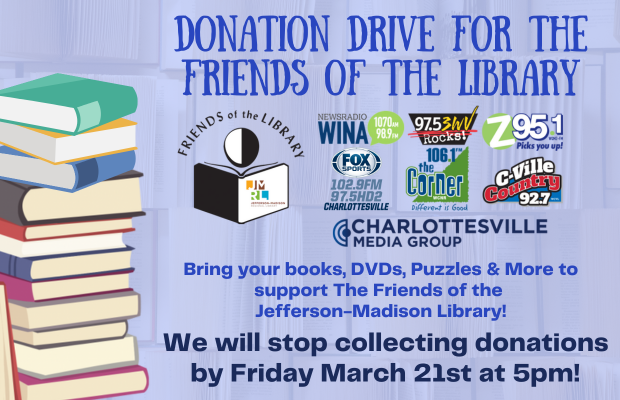 Book Drive for the Friends of the Library 2025