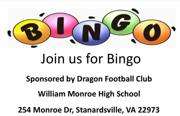 William Monroe High School Football BINGO Night