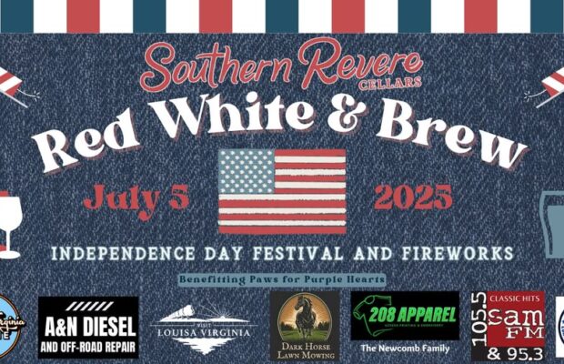 Red, White, & Brew: Independence Day Festival & Fireworks with Southern Revere Cellars