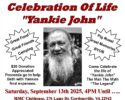 Celebration Of Life "Yankie John"