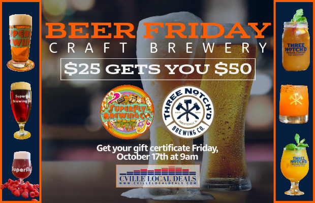 Cville Local Deals: Beer Friday Cville Local Deals: Beer Friday