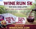 Wine Run 5K at Cunningham Creek