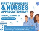 Nurse & First Responder Appreciation with Music Bingo