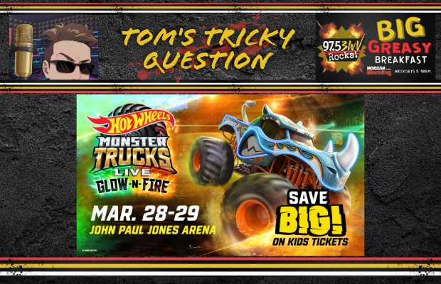 Tom’s Tricky Question: Hot Wheels Monster Trucks LIVE!!!