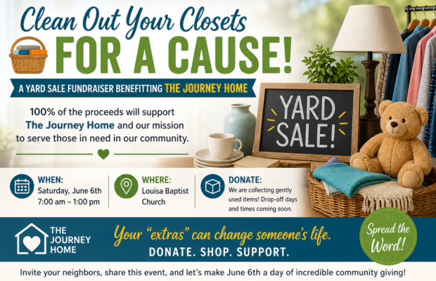 Louisa Baptist Church Yard Sale Fundraiser