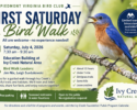 First Saturday Bird Walk at Ivy Creek Natural Area