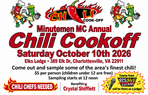 Minutemen MC Annual Chili Cookoff Returns October 10th